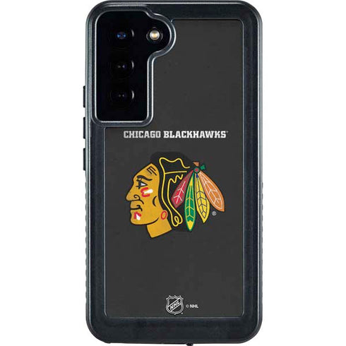 NHL Chicago Blackhawks Distressed Galaxy S23 Plus Waterproof Case