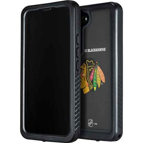 NHL Chicago Blackhawks Distressed Galaxy S23 Plus Waterproof Case