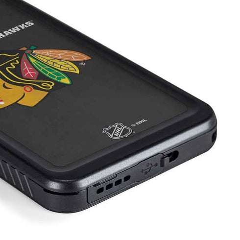 NHL Chicago Blackhawks Distressed Galaxy S23 Plus Waterproof Case