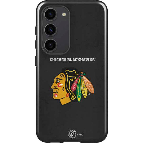 NHL Chicago Blackhawks Distressed Galaxy S23 Pro Case