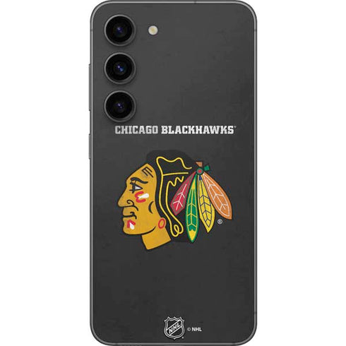 NHL Chicago Blackhawks Distressed Galaxy S23 Skin