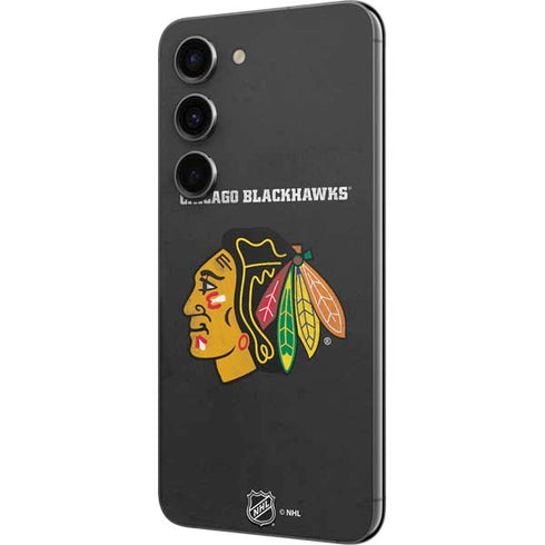 NHL Chicago Blackhawks Distressed Galaxy S23 Skin