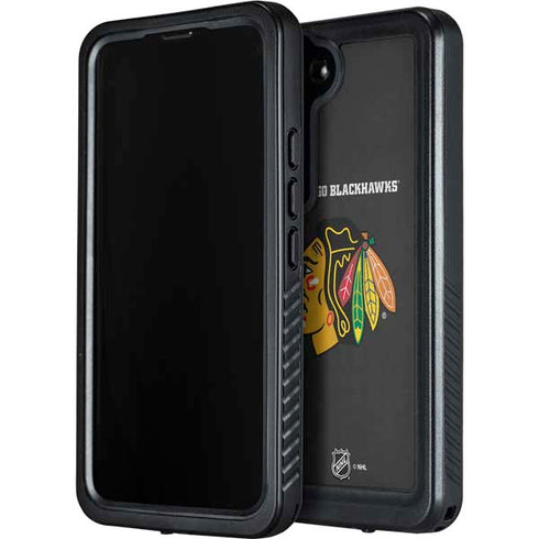 NHL Chicago Blackhawks Distressed Galaxy S23 Waterproof Case