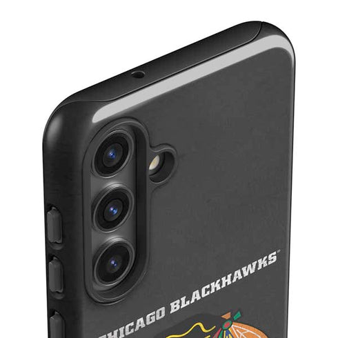 NHL Chicago Blackhawks Distressed Galaxy S24 Impact Case