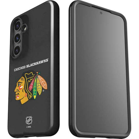 NHL Chicago Blackhawks Distressed Galaxy S24 Plus Impact Case