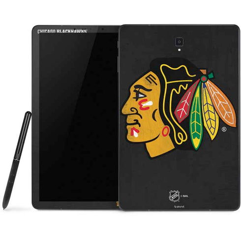 NHL Chicago Blackhawks Distressed Samsung Galaxy Tab Skin