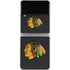 NHL Chicago Blackhawks Distressed Galaxy Z Flip3 5G Skin