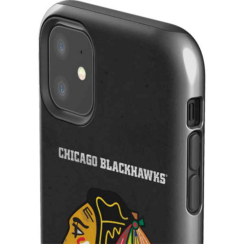 NHL Chicago Blackhawks Distressed iPhone 11 Impact Case