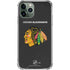 NHL Chicago Blackhawks Distressed iPhone 11 Pro Max Clear Case