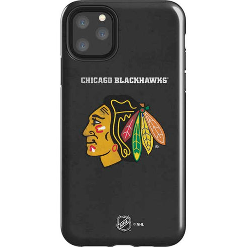 NHL Chicago Blackhawks Distressed iPhone 11 Pro Max Impact Case