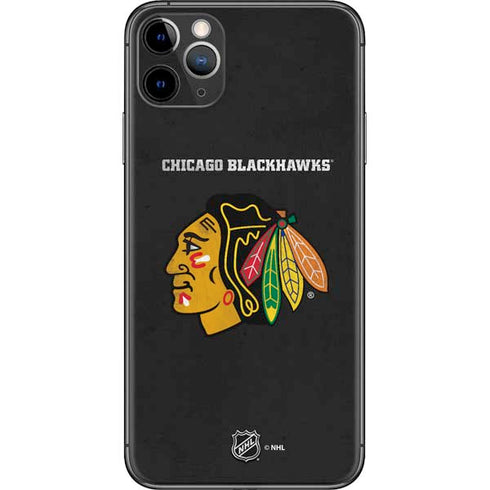 NHL Chicago Blackhawks Distressed iPhone 11 Pro Max Skin