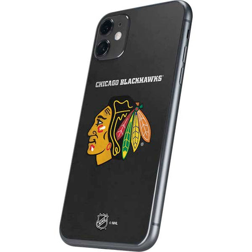 NHL Chicago Blackhawks Distressed iPhone 11 Skin
