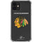 NHL Chicago Blackhawks Distressed iPhone 12 Clear Case