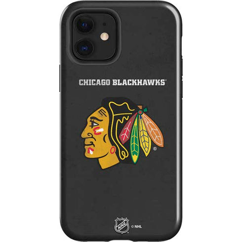 NHL Chicago Blackhawks Distressed iPhone 12 Impact Case