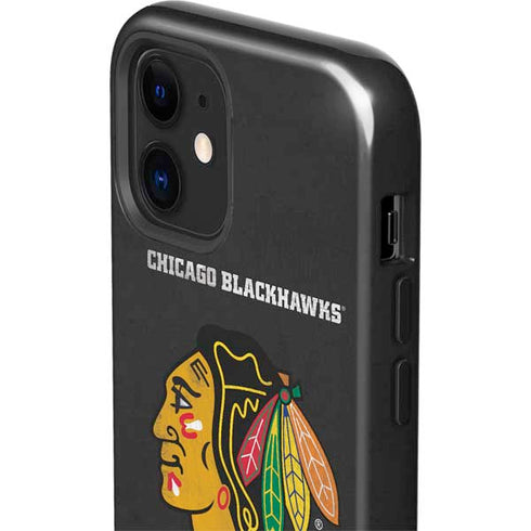 NHL Chicago Blackhawks Distressed iPhone 12 Impact Case