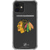 NHL Chicago Blackhawks Distressed iPhone 12 Mini Clear Case