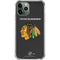 NHL Chicago Blackhawks Distressed iPhone 12 Pro Clear Case