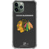 NHL Chicago Blackhawks Distressed iPhone 12 Pro Clear Case