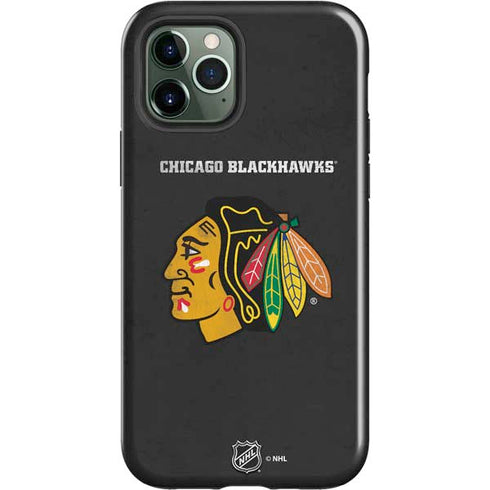 NHL Chicago Blackhawks Distressed iPhone 12 Pro Max Impact Case