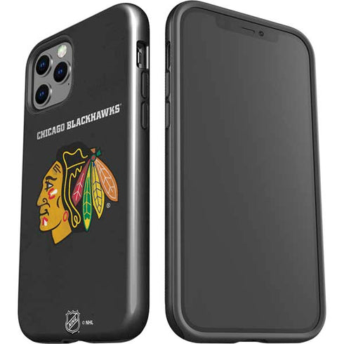 NHL Chicago Blackhawks Distressed iPhone 12 Pro Max Impact Case