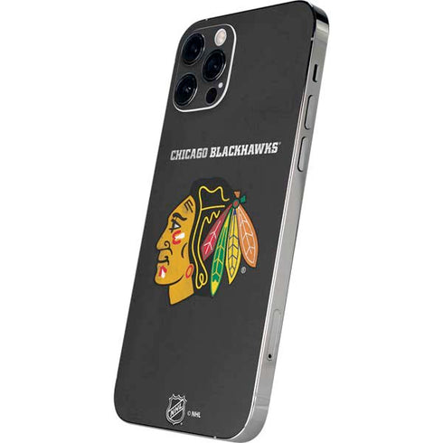 NHL Chicago Blackhawks Distressed iPhone 12 Pro Max Skin