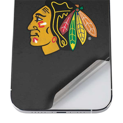 NHL Chicago Blackhawks Distressed iPhone 12 Pro Max Skin
