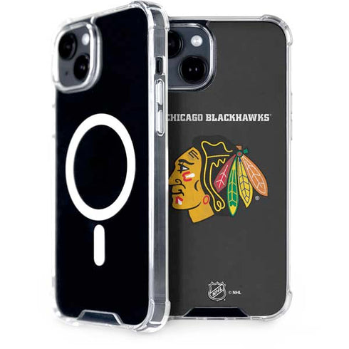 NHL Chicago Blackhawks Distressed iPhone 13 MagSafe Case