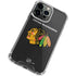 NHL Chicago Blackhawks Distressed iPhone 13 Pro Clear Case