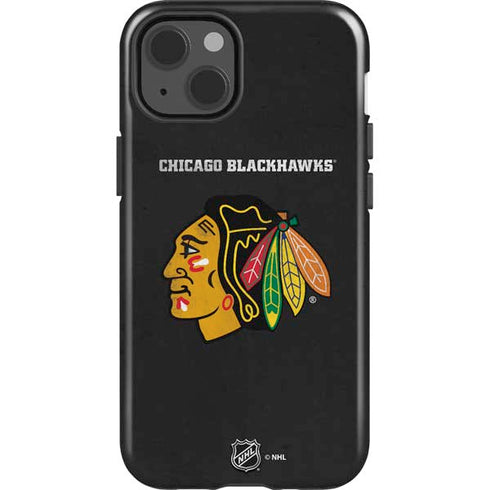 NHL Chicago Blackhawks Distressed iPhone 14 Impact Case