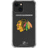 NHL Chicago Blackhawks Distressed iPhone 14 Plus Clear Case