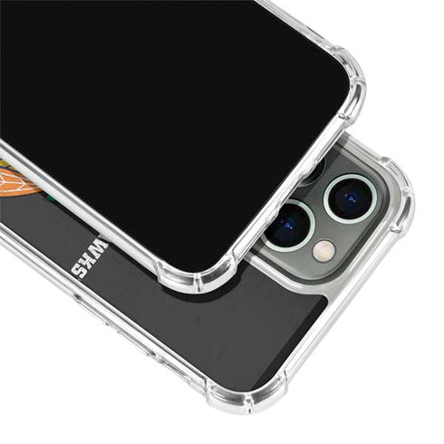 NHL Chicago Blackhawks Distressed iPhone 15 Pro Clear Case