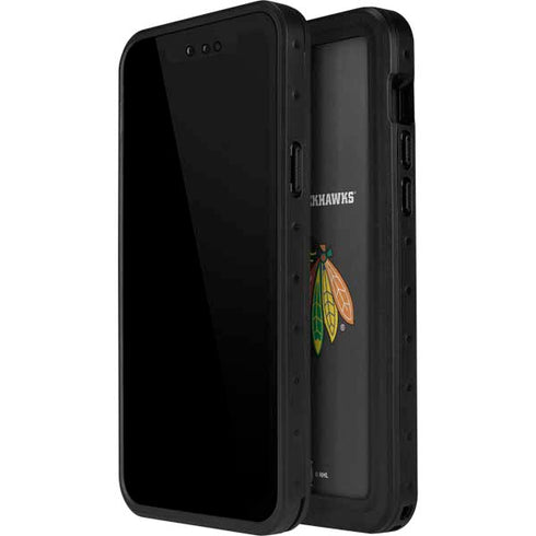 NHL Chicago Blackhawks Distressed iPhone 14 Pro Max Waterproof Case