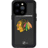 NHL Chicago Blackhawks Distressed iPhone 14 Pro Waterproof Case