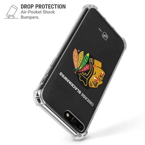 NHL Chicago Blackhawks Distressed iPhone 7/8 Plus Clear Case