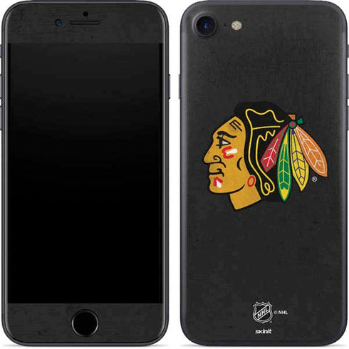 NHL Chicago Blackhawks Distressed iPhone 8 Skin