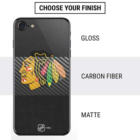 NHL Chicago Blackhawks Distressed iPhone SE (2nd & 3rd Gen) Skin
