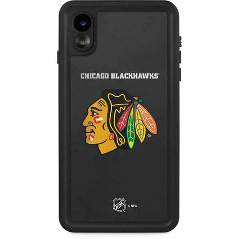 NHL Chicago Blackhawks Distressed iPhone XR Waterproof Case