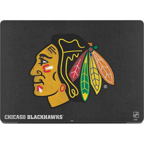 NHL Chicago Blackhawks Distressed MacBook Pro 14in (2021-24) Skin