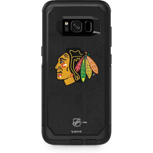 NHL Chicago Blackhawks Distressed Otterbox Commuter Galaxy Skin