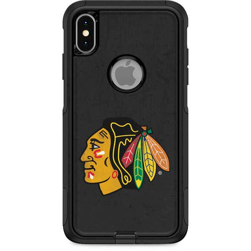 NHL Chicago Blackhawks Distressed Otterbox Commuter iPhone Skin