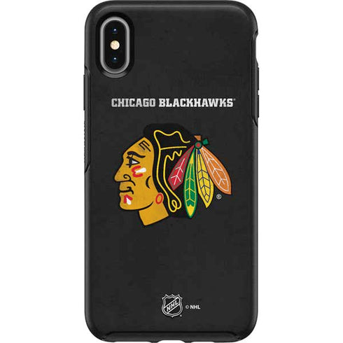 NHL Chicago Blackhawks Distressed Otterbox Symmetry iPhone Skin