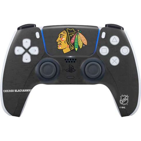 NHL Chicago Blackhawks Distressed PS5 Controller Skin