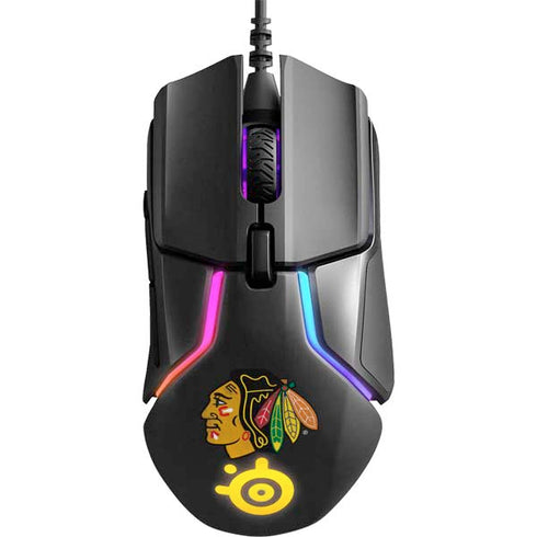 NHL Chicago Blackhawks Distressed SteelSeries Rival 600 Gaming Mouse Skin