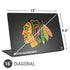 NHL Chicago Blackhawks Distressed Universal Laptop 16in (13 x 9.4in) Skin