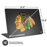 NHL Chicago Blackhawks Distressed Universal Laptop 18in (14.6 x 10.6in) Skin