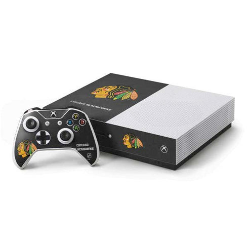 NHL Chicago Blackhawks Distressed Xbox One Skins