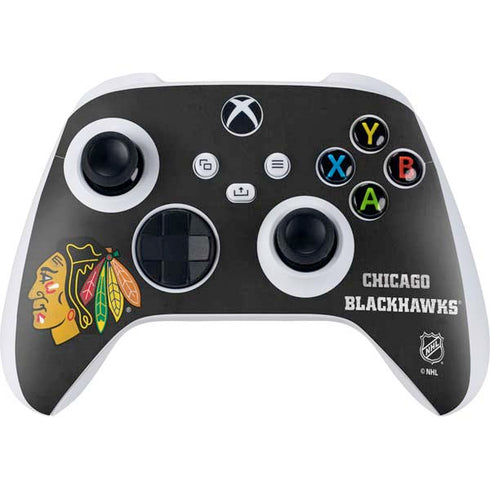 NHL Chicago Blackhawks Distressed Xbox Series S Controller Skin