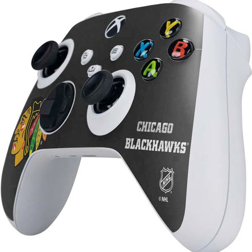 NHL Chicago Blackhawks Distressed Xbox Series S Controller Skin