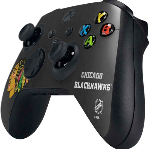 NHL Chicago Blackhawks Distressed Xbox Series X Controller Skin