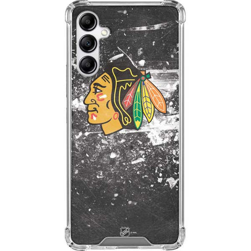NHL Chicago Blackhawks Frozen Galaxy A14 5G Clear Case